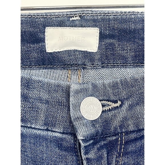 MOTHER HIGH WAISTED LOOKER ANKLE FRAY One Smart Cookie 27 - Picture 5 of 16